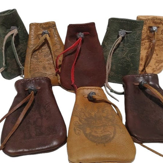 Roleplaying Dice Pouch Designed for Roleplay Gamers, these Dice Pouches can hold up to 2 or 3 sets of your favorite polyhedran dice. Right now, we have just a few designs, but we will be adding more if there's enough interest