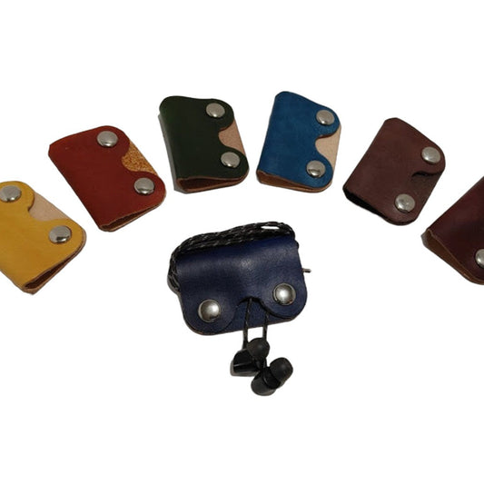 Handcrafted Leather Cord Keeper