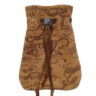 Roleplaying Dice Pouch Designed for Roleplay Gamers, these Dice Pouches can hold up to 2 or 3 sets of your favorite polyhedran dice. Right now, we have just a few designs, but we will be adding more if there's enough interest